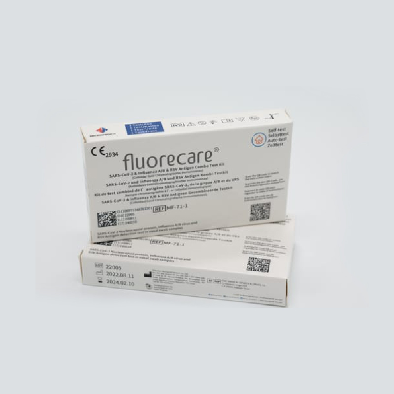 Autotest Fluorecare Combo 4en1 Covid - Grippe A/B - Bronchiolite (VRS) Nasal